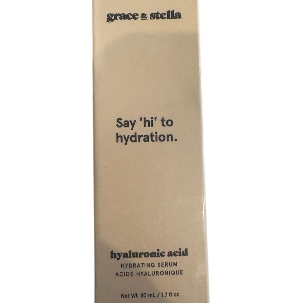 Grace & Stella Hyaluronic Acid Hydrating Face Serum 1.7 fl oz Vegan